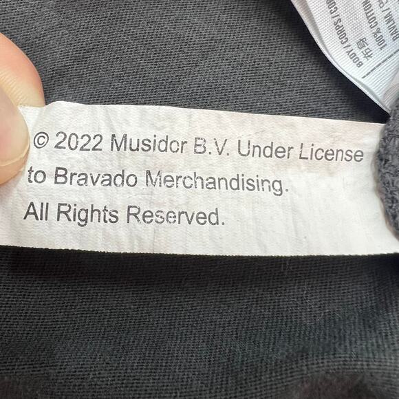 Hollister Women's Graphic Rolling Stones Band T-Shirt Size L 100% Cotton Gray - Picture 7 of 8